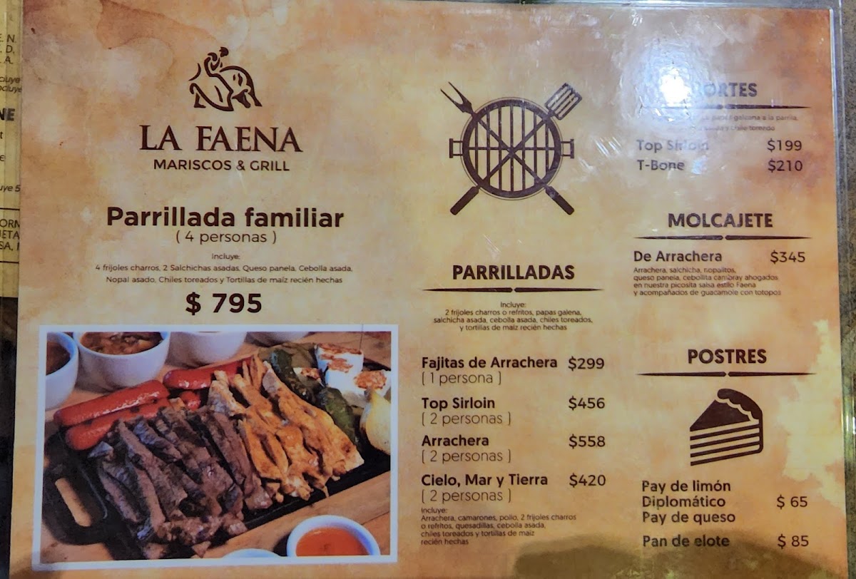 LA FAENA Menu - Image 3